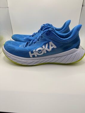 HOKA ONE ONE Carbon X 2 Men’s Running Shoes Diva Blue Citrus Size 12